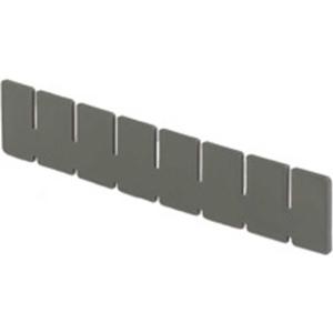 LEWISBINS DV0835 Grey Box Divider, 6.9 x 0.1 x 2.9 Inch Size, Grey | CJ6ULX