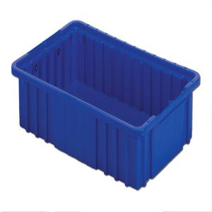 LEWISBINS NDC2035 Dark Blue Divider Box Container, 0.24 cu. ft. Volume, 3.5 Inch Height, Dark Blue | CJ6URD
