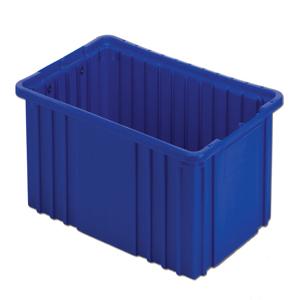 LEWISBINS NDC2050 Dark Blue Divider Box Container, 0.36 cu. ft. Volume, 5 Inch Height, Dark Blue | CJ6URH