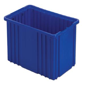 LEWISBINS NDC2080 Dark Blue Divider Box Container, 0.59 cu. ft. Volume, 8 Inch Height, Dark Blue | CJ6URR