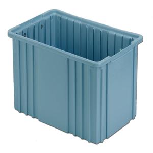 LEWISBINS NDC2080 Lt Blue Divider Box Container, 0.59 cu. ft. Volume, 8 Inch Height, Light Blue | CJ6URP