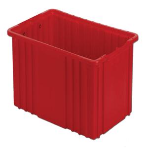 LEWISBINS NDC2080 Red Divider Box Container, 0.59 cu. ft. Volume, 8 Inch Height, Red | CJ6URQ