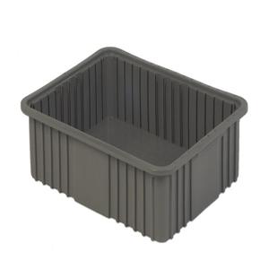 LEWISBINS NDC3060 Grey Divider Box Container, 0.97 cu. ft. Volume, 6 Inch Height, Grey | CJ6URT