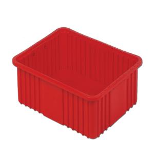 LEWISBINS NDC3060 Red Divider Box Container, 0.97 cu. ft. Volume, 6 Inch Height, Red | CJ6URV