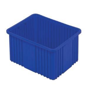 LEWISBINS NDC3080 Dark Blue Divider Box Container, 1.32 cu. ft. Volume, 8 Inch Height, Dark Blue | CJ6UTA