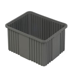LEWISBINS NDC3080 Grey Divider Box Container, 1.32 cu. ft. Volume, 8 Inch Height, Grey | CJ6URX