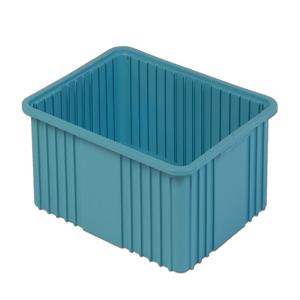 LEWISBINS NDC3080 Lt Blue Divider Box Container, 1.32 cu. ft. Volume, 8 Inch Height, Light Blue | CJ6URY