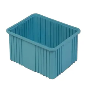 LEWISBINS NDC3080 Lt Blue Divider Box Container, 1.32 cu. ft. Volume, 8 Inch Height, Light Blue | CJ6URY