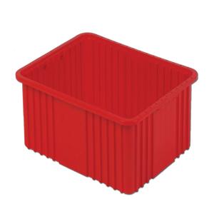 LEWISBINS NDC3080 Red Divider Box Container, 1.32 cu. ft. Volume, 8 Inch Height, Red | CJ6URZ