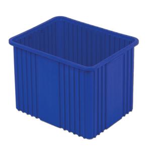 LEWISBINS NDC3120 Dark Blue Divider Box Container, 2 cu. ft. Volume, 12 Inch Height, Dark Blue | CJ6UTE