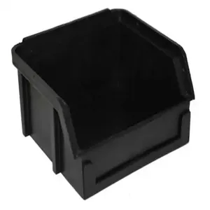 LEWISBINS PB10-FXL Black Part Bin, 3.5 Inch Length, 4 Inch Width, 2 Inch Height, Black | AF6NLD 19YY03 / PB10-FXL