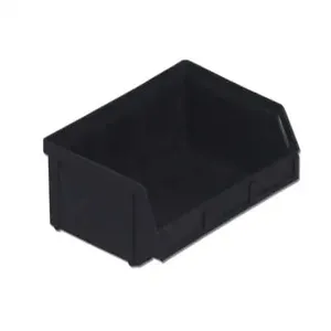 LEWISBINS PB31-FXL Black Part Bin, 9.3 Inch Length, 8.8 Inch Width, 5 Inch Height, Black, Pack of 8 | CJ7BFY PB31-FXL