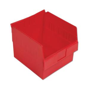 LEWISBINS SB1211-6 Red Shelf Bin, 6 Inch Height, Red, Carton of 8 | CJ6UUN