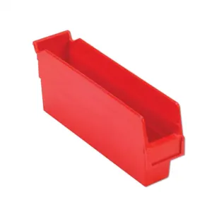 LEWISBINS SB122-4 Red Shelf Bin, 4 Inch Height, Red, Carton of 36 | CJ6UUT