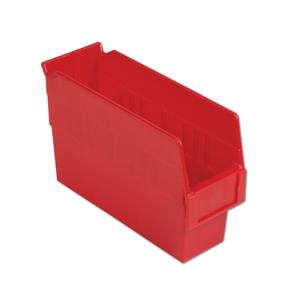 LEWISBINS SB124-6 Roter Regalbehälter, 6 Zoll Höhe, Rot, Karton mit 16 Stück | CJ6UVB