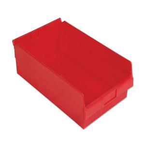 LEWISBINS SB1811-4 Red Shelf Bin, 4 Inch Height, Red, Carton of 12 | CJ6UWA