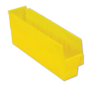 LEWISBINS SB184-6 Yellow Shelf Bin, 6 Inch Height, Yellow, Carton of 16 | CJ6UWP