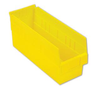 LEWISBINS SB186-6 Gelber Regalbehälter, 6 Zoll Höhe, Gelb, Karton mit 8 Stück | CJ6UWY