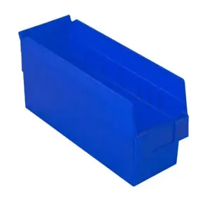 LEWISBINS SB188-6 Dark Blue Shelf Bin, 6 Inch Height, Dark Blue, Carton of 8 | CJ6UXD