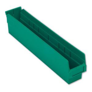 LEWISBINS SB244-4 Green Shelf Bin, 4 Inch Height, Green, Carton of 12 | CJ6UXN