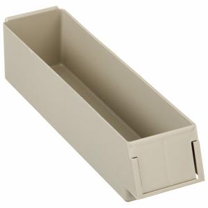 LEWISBINS UDB1203-3 Lt Beige Unit Dose B Inch, 10 3/4 Inch Overall Length, 3 Inch x 2 7/8 Inch, Label Holders | CR9JEP 48LX26