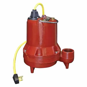 LIBERTY HT41M High-Temperature Submersible Effluent Pump, 4/10, No Switch Included, 10 ft Cord Length | CR9JGJ 443W22