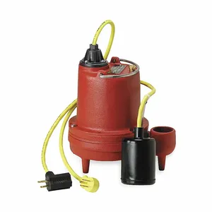 LIBERTY HT41A High-Temperature Submersible Effluent Pump, 4/10, Tether Float, 10 ft Cord Length | CR9JGL 5YE81