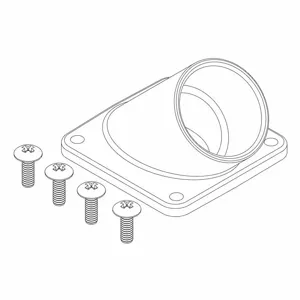 LIBERTY SAFE K001376 Vent Flange Kit | CR9JGR 42EM58