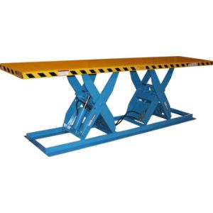 LIFT PRODUCTS LPT-100-36-XXL Scissor Lift Table, Double Long, 10000 Lbs Capacity, 43 Inch Maximum Height | CE8ZBC
