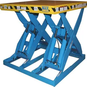 LIFT PRODUCTS LPT-020-60-XXW Scissor Lift Table, Double Wide, 2000 Lbs Capacity, 68 Inch Maximum Height | CE8ZCK