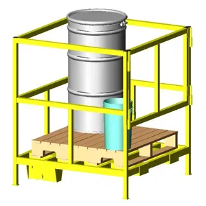 LIFTOMATIC DC4848-QC-RG Drum Cage, With Quick Claw And Removeable Gate | CL6WBC