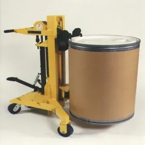 LIFTOMATIC ERGO 1000-DH-SRJ-BC Portable Drum Handler, 1000 lbs. Capacity, 36.5 x 42.5 x 48 Inch Size | CL6VYV