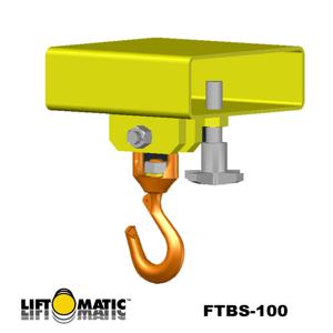 LIFTOMATIC FTBS-1 Forklift Truck Lifting Hook, 1000 lbs. Capacity, Steel | CL6WBK