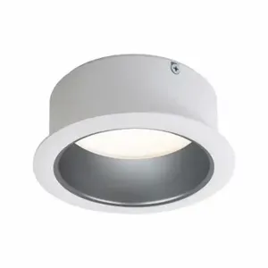 LIGHTOLIER L5RDD Round Trim, 5 Inch Nominal Size, White, Open Trim | CR9KPM 792HU4