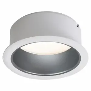 LIGHTOLIER L6RDD Round Trim, 6 Inch Nominal Size, White, Open Trim | CR9KPN 792HV6