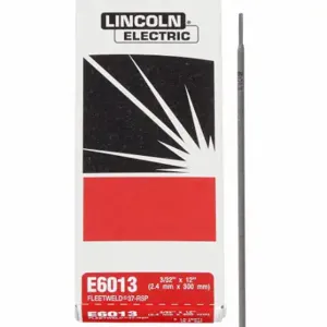 LINCOLN ELECTRIC ED030564 Stick Electrode, Carbon Steel, E6013, 3/32 Inch X 12 Inch, 5 Lb, Fleetweld 37 | CR9MEN 12C125