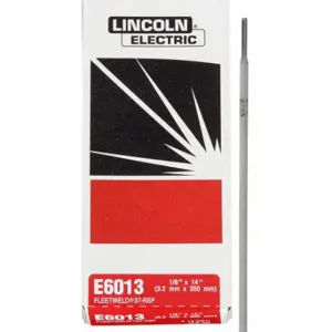 LINCOLN ELECTRIC ED030565 Stick Electrode, Carbon Steel, E6013, 1/8 Inch X 14 Inch, 5 Lb, Fleetweld 37 | CR9MEL 12C120