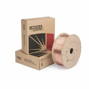 LINCOLN ELECTRIC ED033328 MIG Welding Wire, Carbon Steel, ER70S-6, 0.045 in, 44 lb, Fiber Spool, SuperArc L-56 | CR9LUP 786WX3