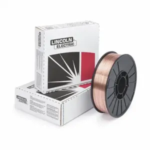 LINCOLN ELECTRIC ED033948 MIG Welding Wire, Carbon Steel, ER70S-2, 0.035 in, 10 lb, Plastic Spool | CR9LRR 786X10