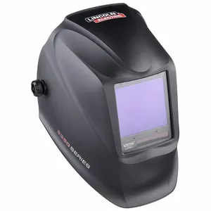 LINCOLN ELECTRIC K3034-4 Welding Helmet, Auto-Darkening, 4 Arc Sensors, Black, W5 to W13, 3.74 x 3.34 Inch Size | CN2TPK K4411-3 / 54EF03