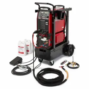 LINCOLN ELECTRIC K3946-2 TIG Welder, Aspect 375 AC/DC, AC/DC, TIG Pack w/Foot Control & Water Cooler, 375 A | CR9MFW 61UY04