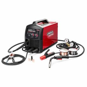LINCOLN ELECTRIC K4498-1 Multiprocess Welder, Power Mig 140Mp, Dc, Mig/Stick Pack | CR9LYV 61UY21