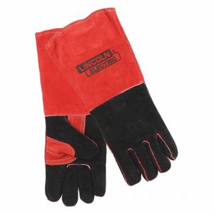 LINCOLN ELECTRIC KH643 Welding Gloves, Wing Thumb, Leather, L Glove Size, 1 PR | CR9MGR 49CE31