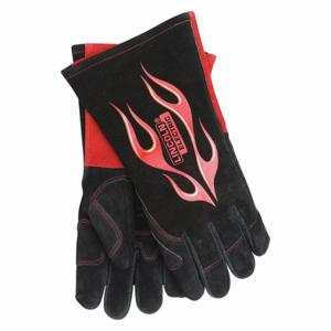 LINCOLN ELECTRIC KH783 Welding Gloves, Wing Thumb, Leather, L Glove Size, MIG/Stick, 1 PR | CR9MGU 49CE33