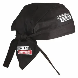 LINCOLN ELECTRIC KH822 Welding Cap, Cotton, 7 Hat Size, Black | CH6PXV 49CE40