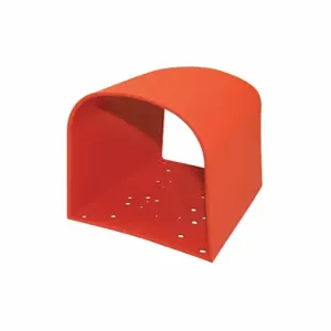 LINEMASTER 522-U37 Foot Switch Guard, Orange, 6 Inch Length, 5 9/32 Inch Depth | CR9NRG 325EJ6