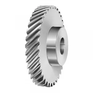 LINN GEAR 8HS40L-P Helical Gear, Plain Gear, 8 T.D.P, 40 No. of Teeth, 2.50 Inch Hub Diameter | CL4PCB