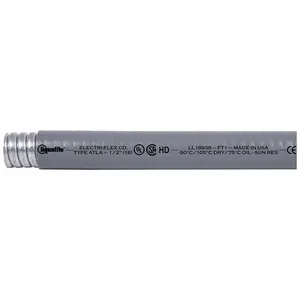 LIQUATITE ATLA-19 Liquid Tight Conduit, 4 Inch Trade Size, Gray, 25 ft Nominal Length, ATLA | CR9NXE 787L05