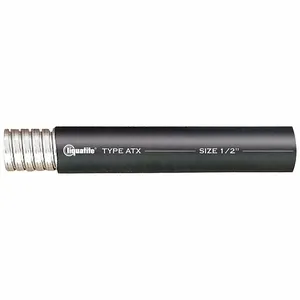 LIQUATITE ATX-13 Liquid Tight Conduit, 1 Inch Trade Size, Black, 100 ft Nominal Length, ATX | CR9NVG 787L08