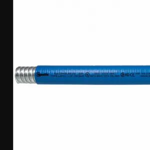 LIQUATITE LAFG-12 Liquid Tight Conduit, 3/4 Inch Trade Size, Blue, 100 ft Nominal Length, LAFG | CR9NWW 787L46